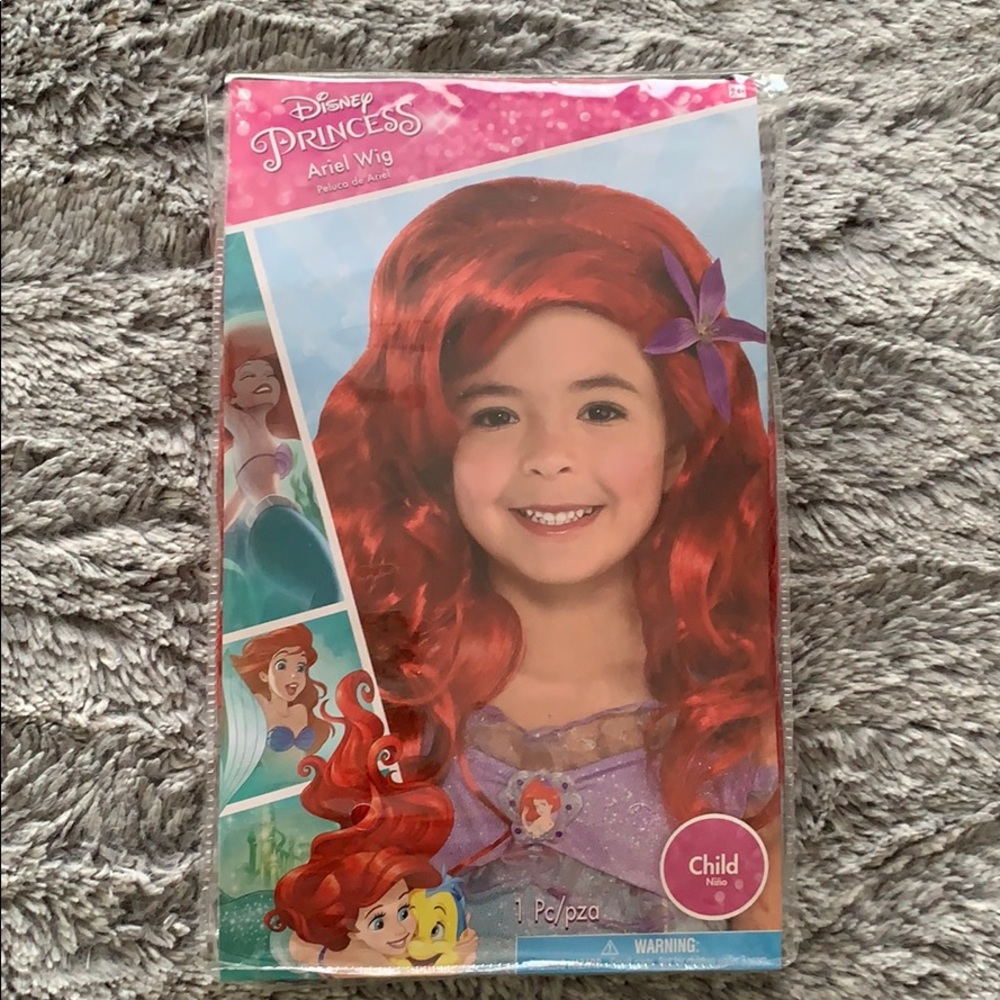Princess Ariel little mermaid wig